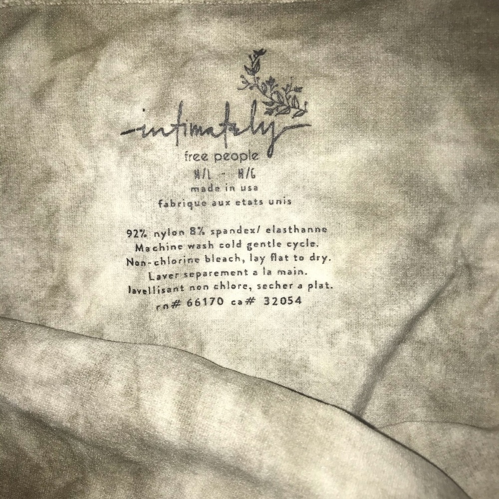 Sold!! NWOT Free People Brami Green Tie Dye Tank - Picture 8 of 8